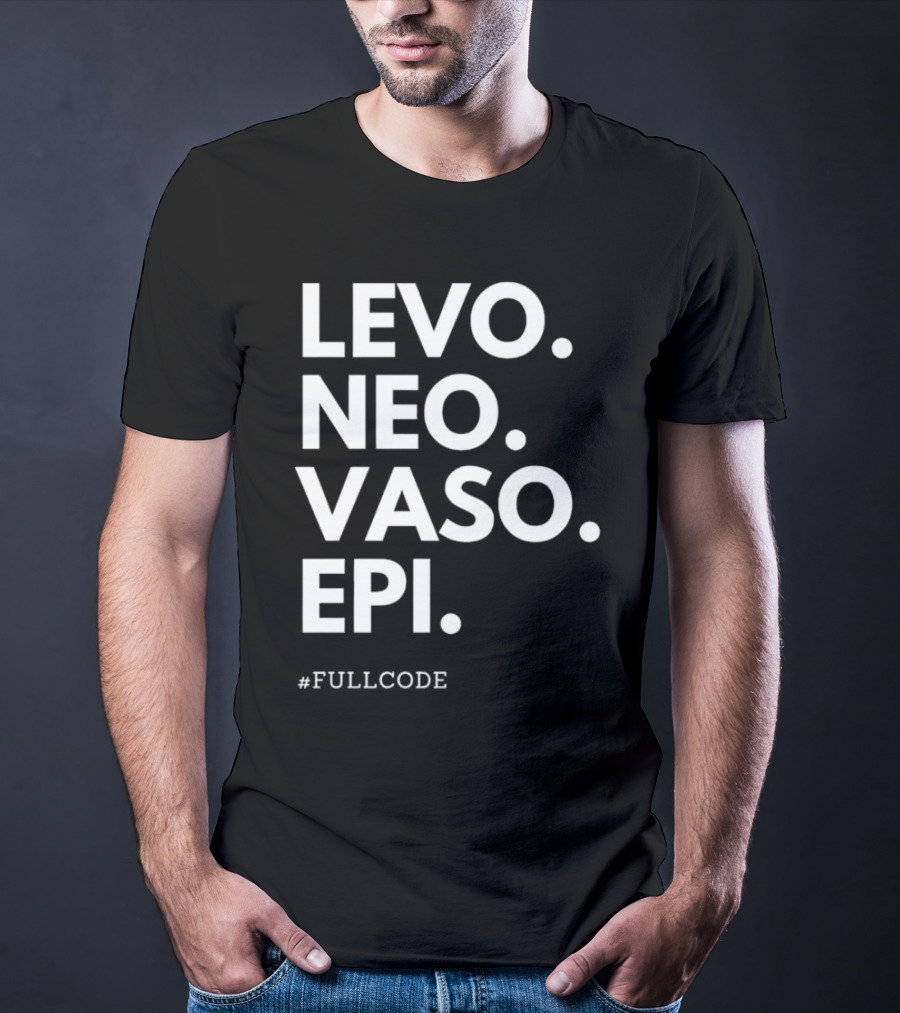 Levo Neo Vaso Epi Fullcode Text T-Shirt