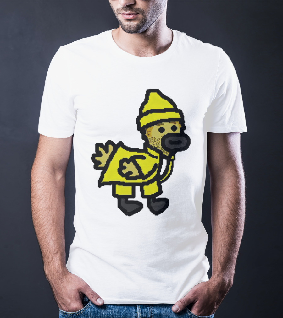 Fall Guy Gosling Bearded Yellow Raincoat Sprite T-Shirt