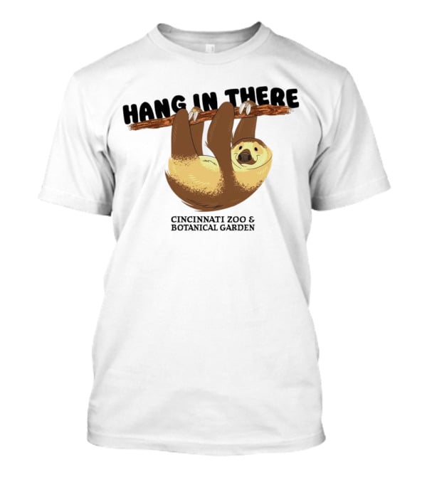 Hang In There Cincinnati Zoo And Botanical Garden Sloth T-Shirt