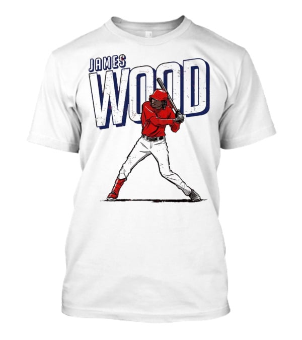 James Wood Washington Nationals Baseball Player T-Shirt