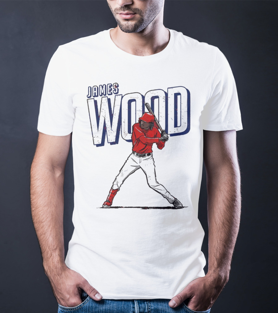 James Wood Washington Nationals Baseball Player T-Shirt