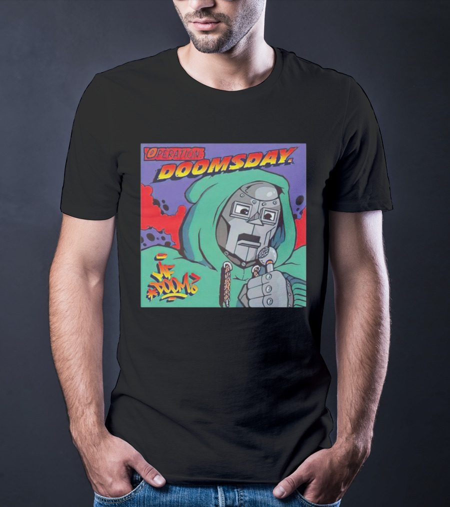 Operation Doomsday MF Doom Mask Hoodie Mic Comic T-Shirt