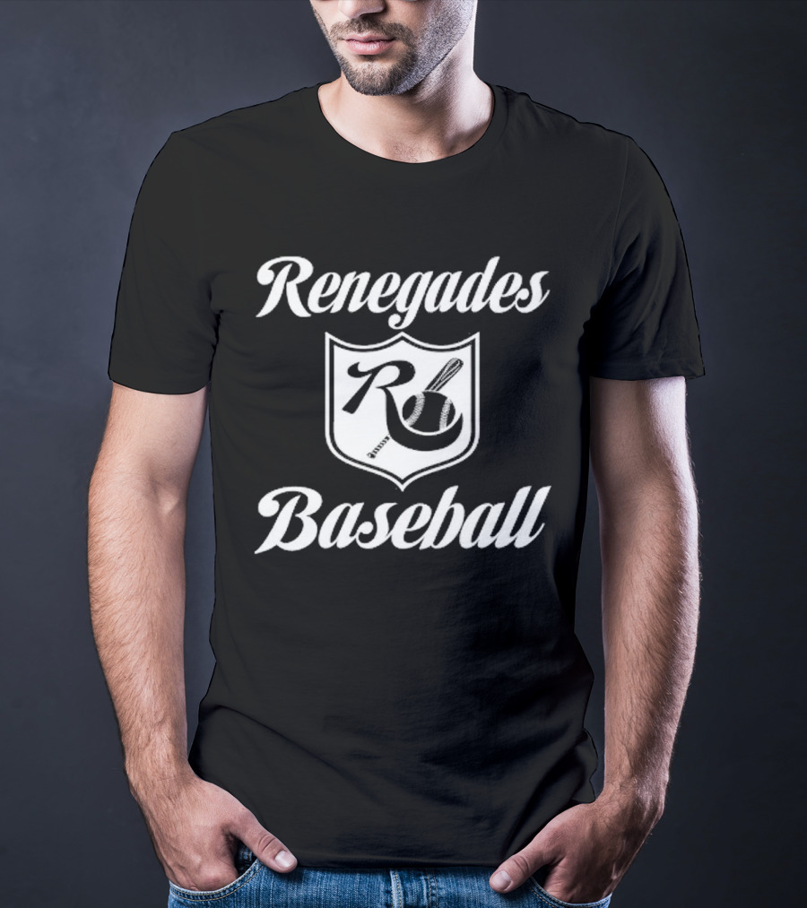 Renegades Baseball Steve Bartman Incident Shield T-Shirt