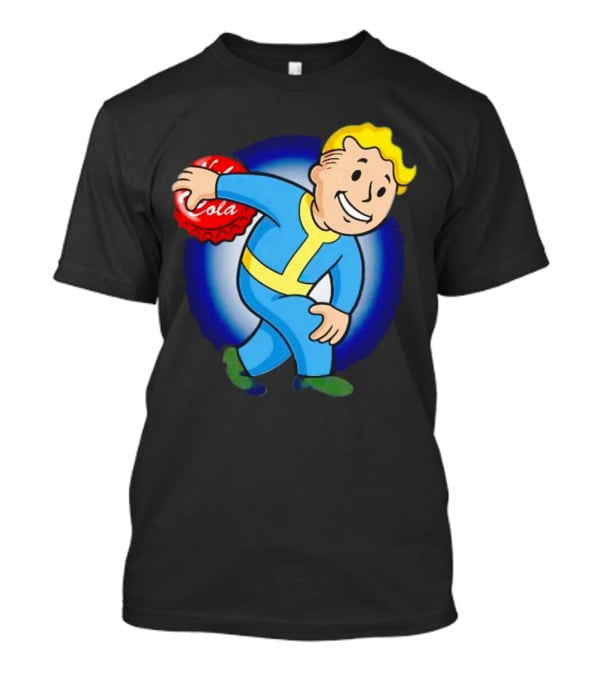 Vault Boy Nuka Cola Discobolus Pose T-Shirt