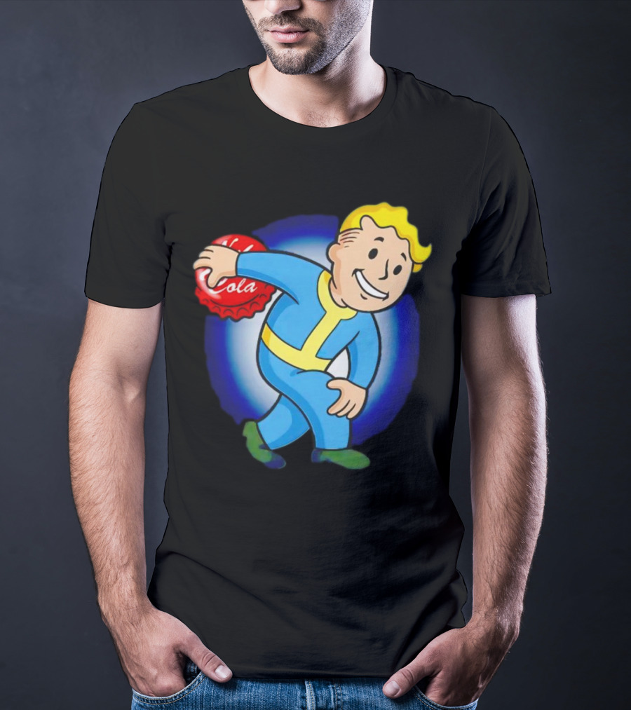 Vault Boy Nuka Cola Discobolus Pose T-Shirt