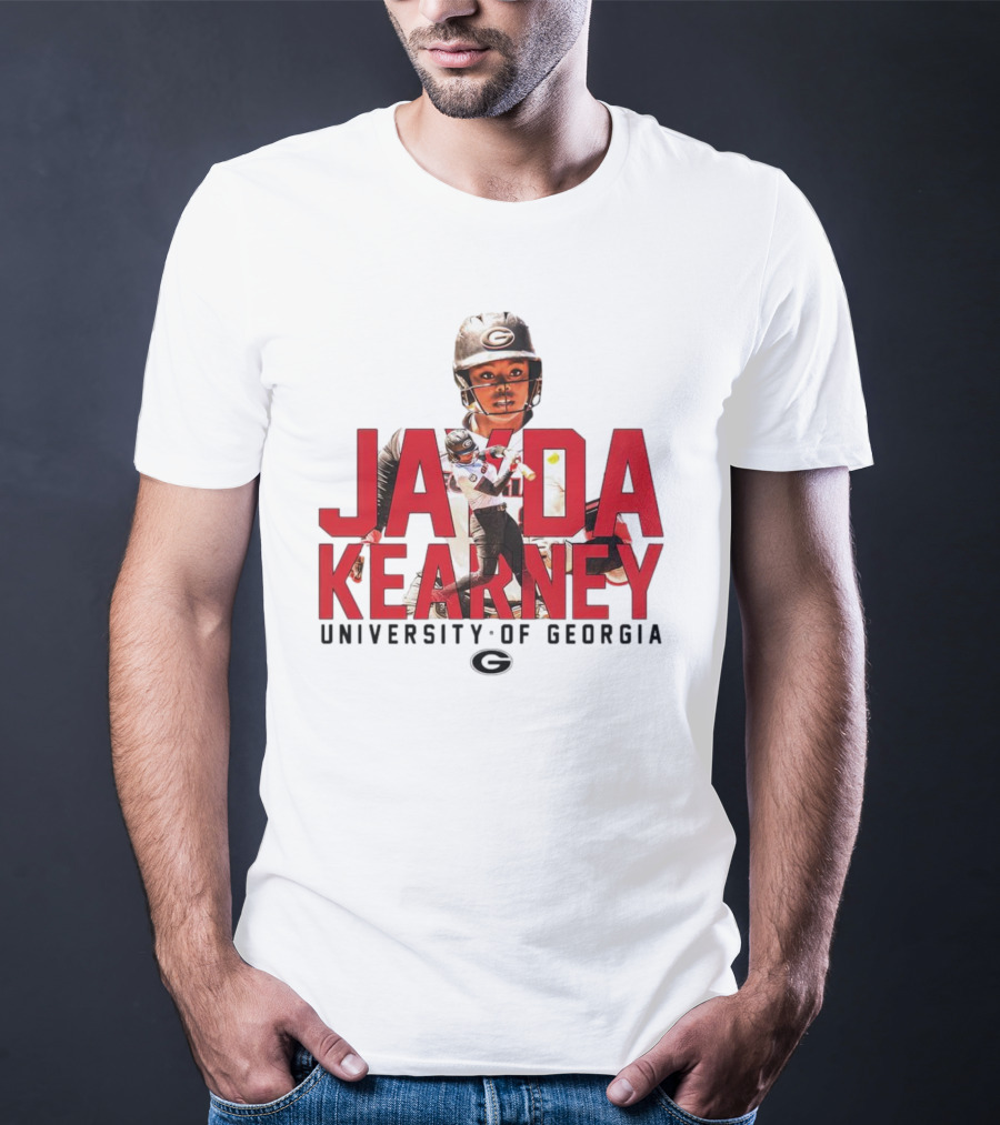 Jayda Kearney University Of Georgia Softball Player Collage T-Shirt