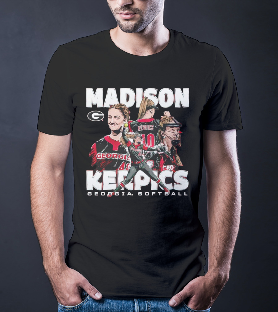 Madison Kerpics Georgia Softball NCAA Collage Player T-Shirt