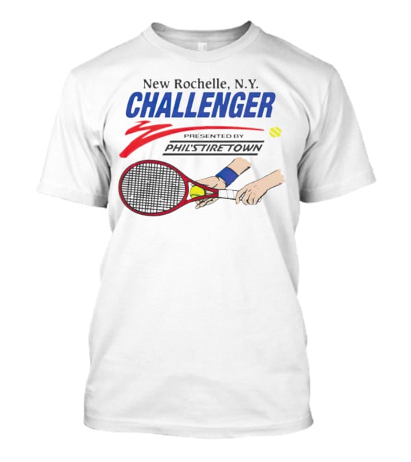 New Rochelle NY Challenger Tennis Tournament Presented By Philstiretown T-Shirt