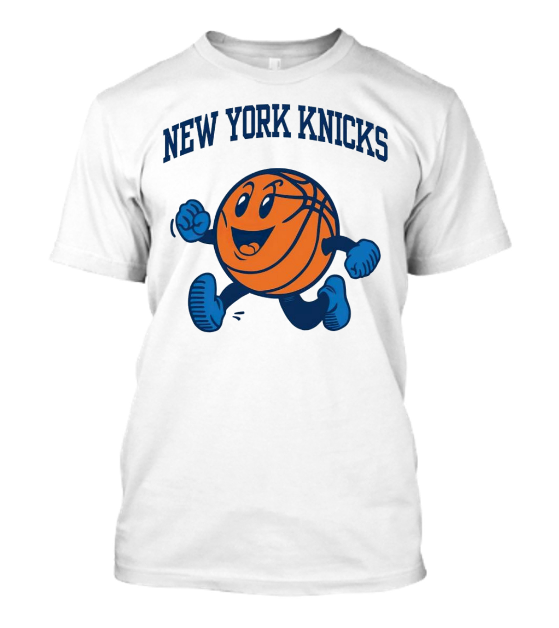 New York Knicks Running Basketball Character T-Shirt