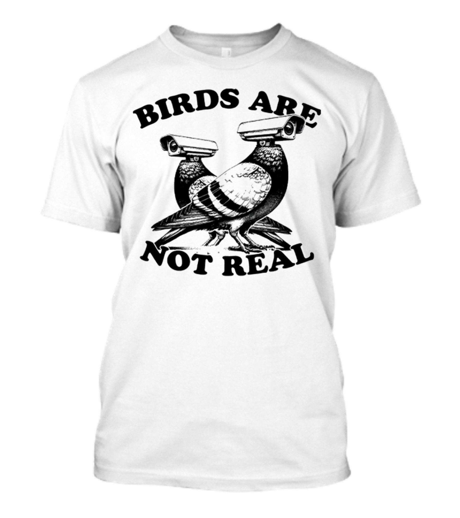 Birds Are Not Real Surveillance Pigeons T-Shirt