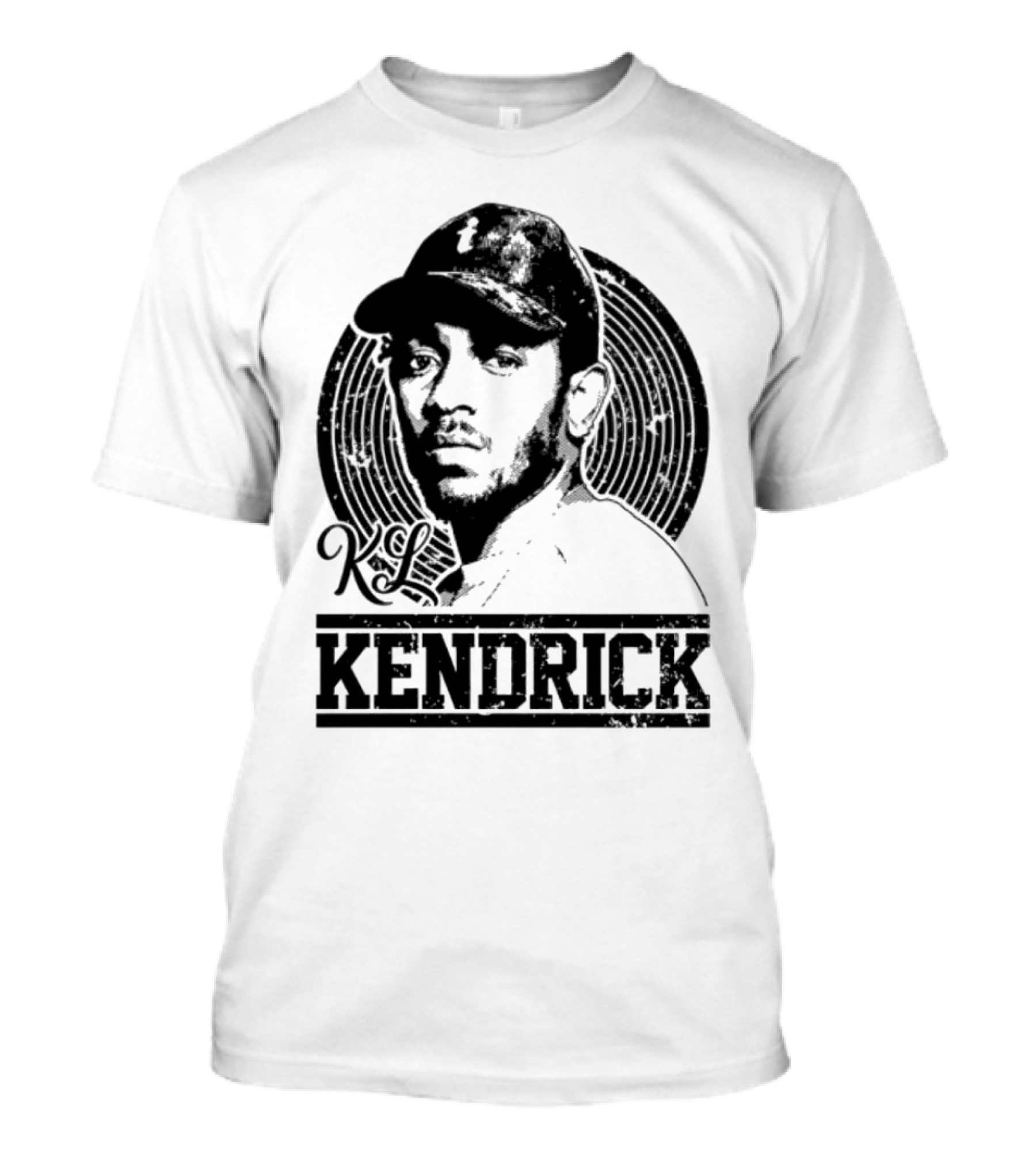 Kendrick Lamar KL Iconic Tribute Circular T-Shirt
