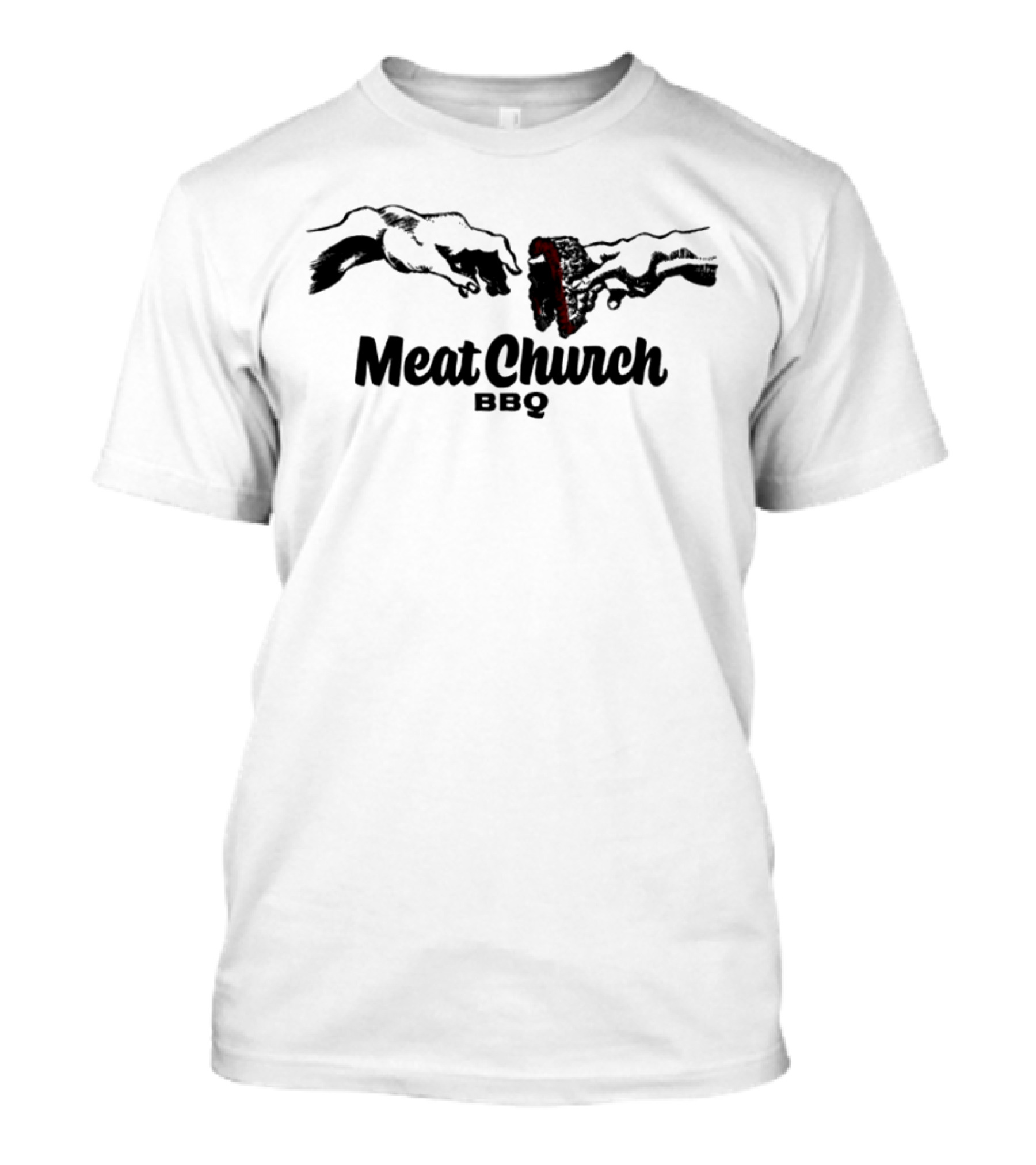 Meat Church BBQ Creation Hands Rib Iconic T-Shirt