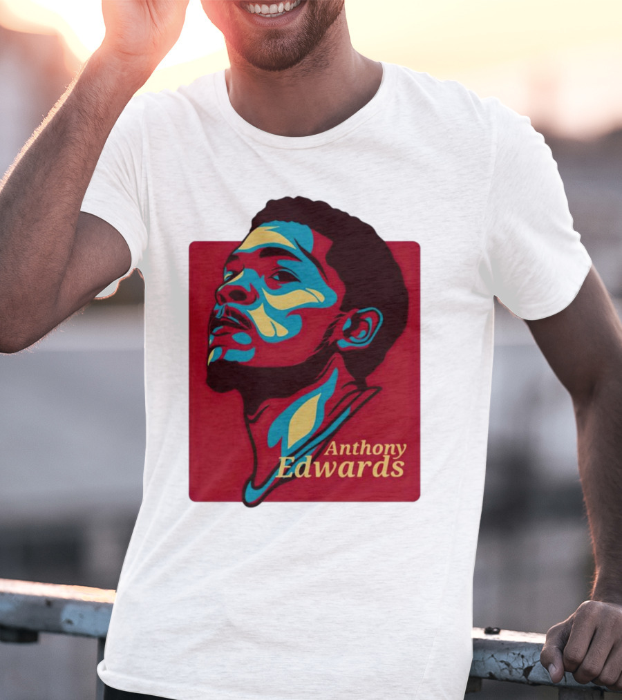 Anthony Edwards Minnesota Timberwolves NBA Player T-Shirt