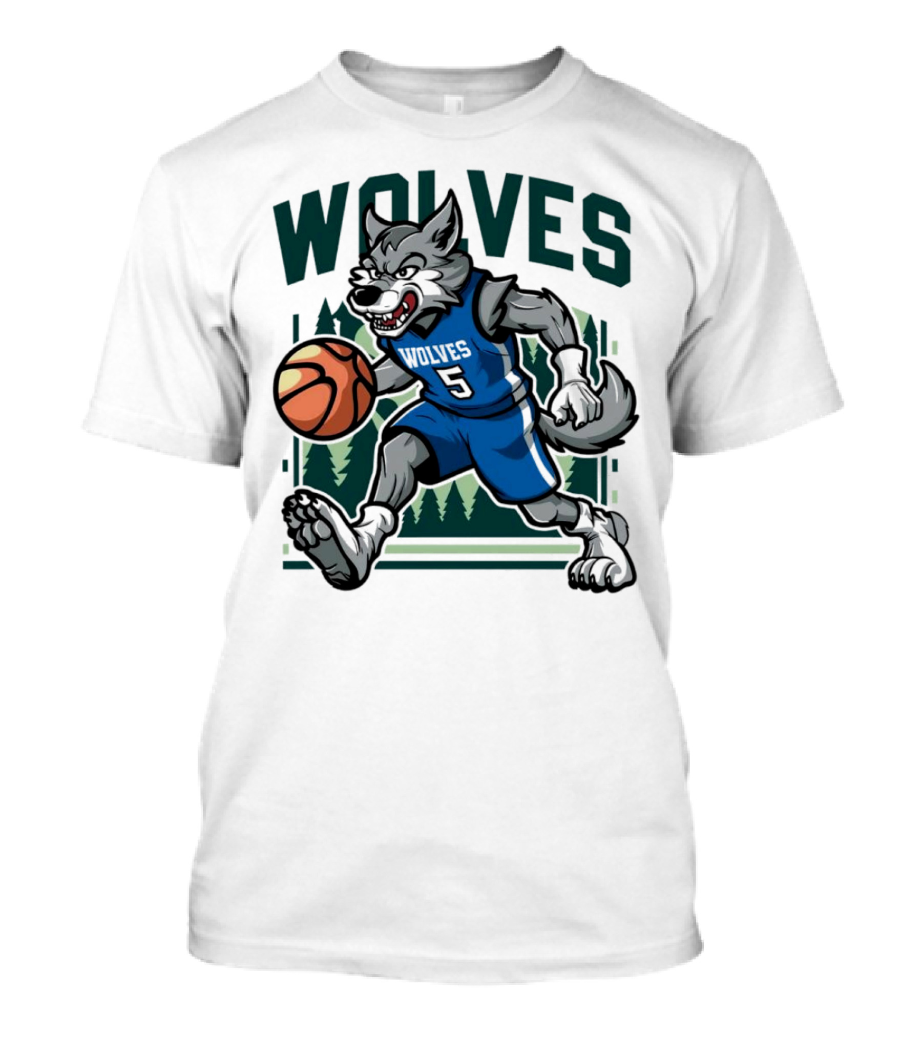 Wolves Basketball Vintage Minnesota Timberwolves T-Shirt