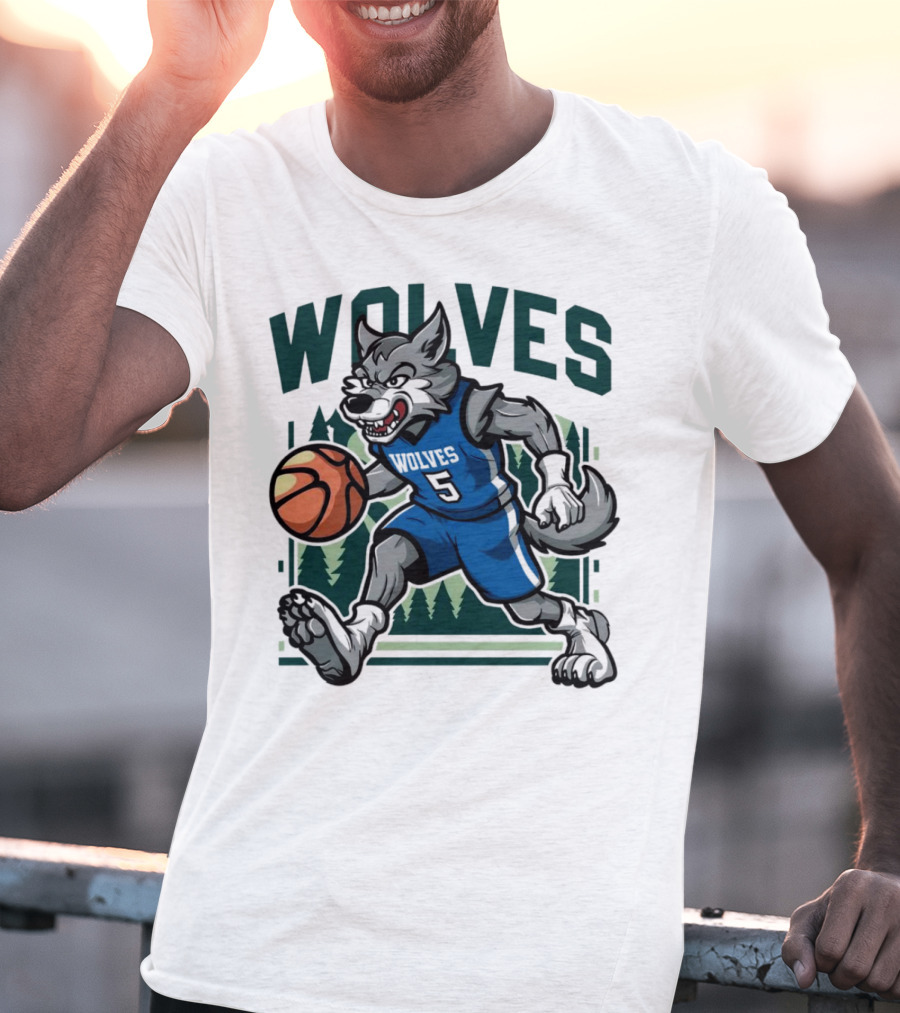Wolves Basketball Vintage Minnesota Timberwolves T-Shirt
