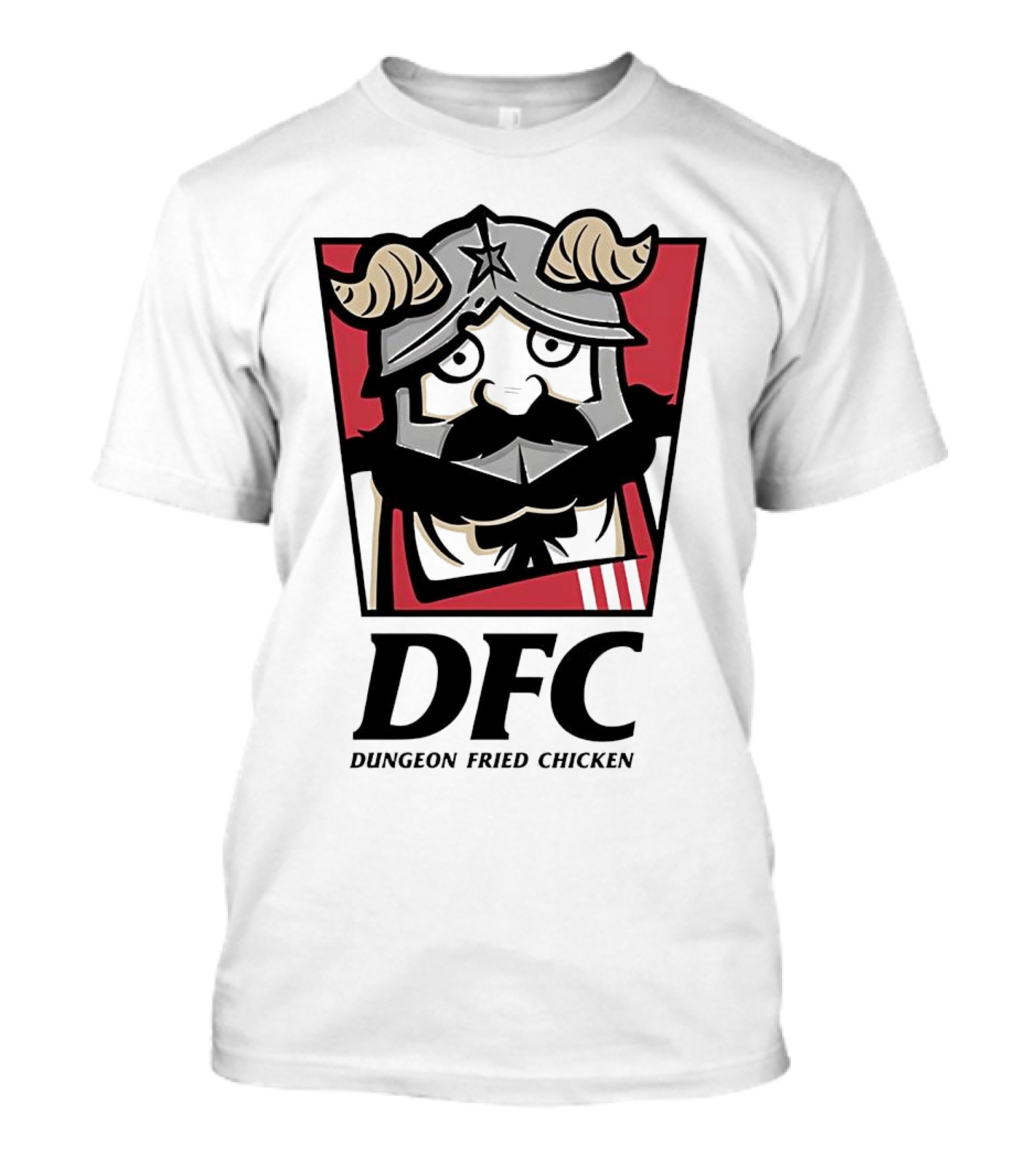 DFC Dungeon Fried Chicken Knight Helmet T-Shirt