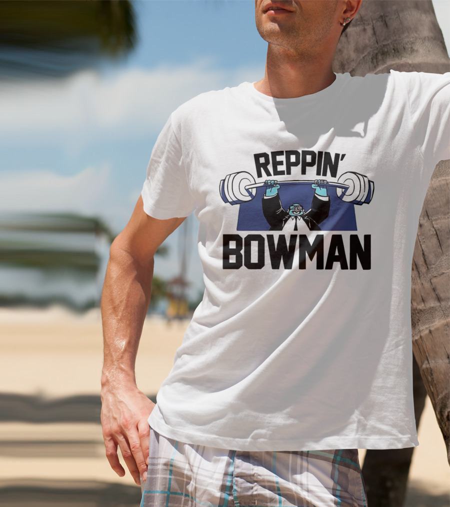 Reppin Bowman Fitness Lifting T-Shirt