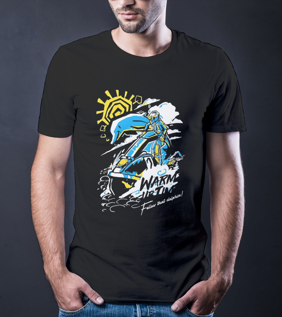 Warm Up Time Follow That Dolphin Wave Race 64 Sunburst Splash Adventure T-Shirt