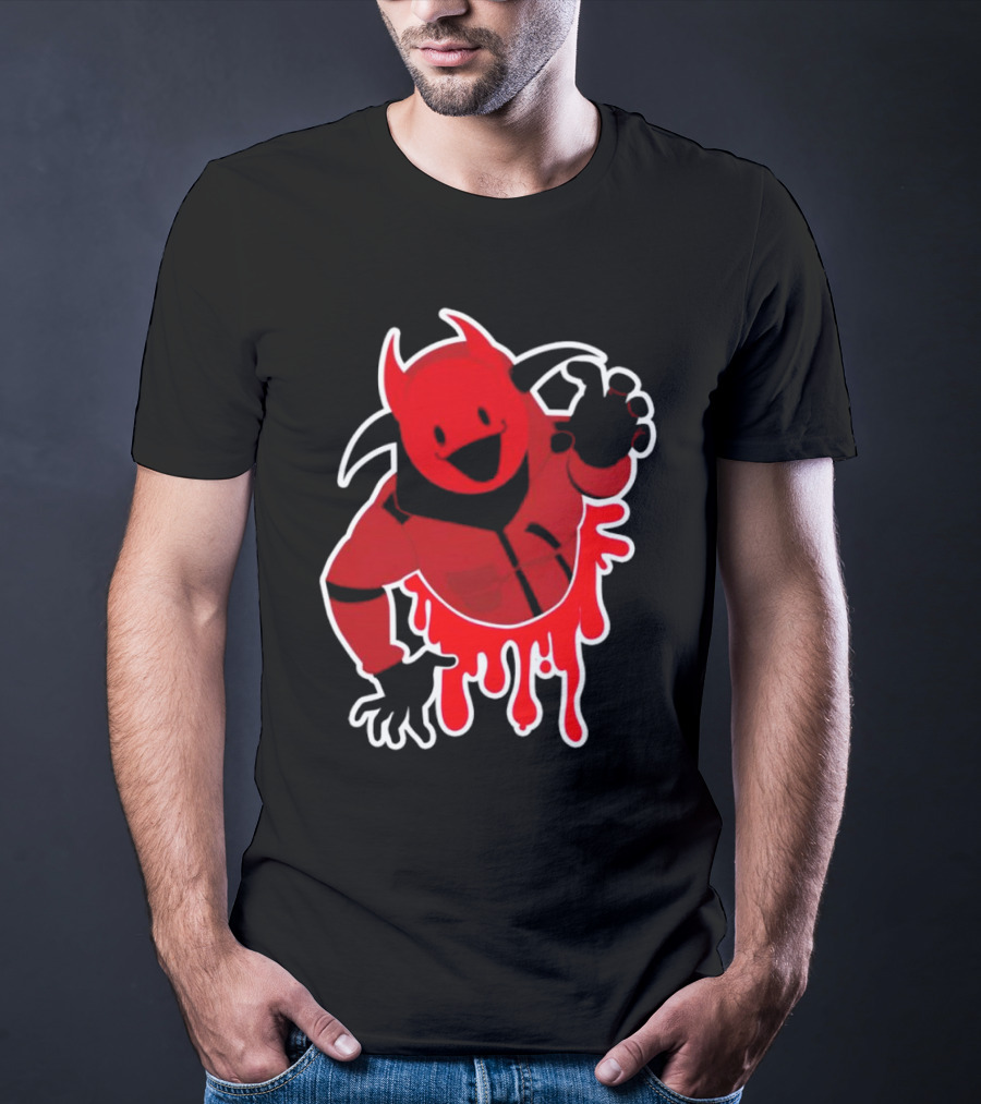 Reddsmess Get Over Here Fall Guy Devil Costume T-Shirt