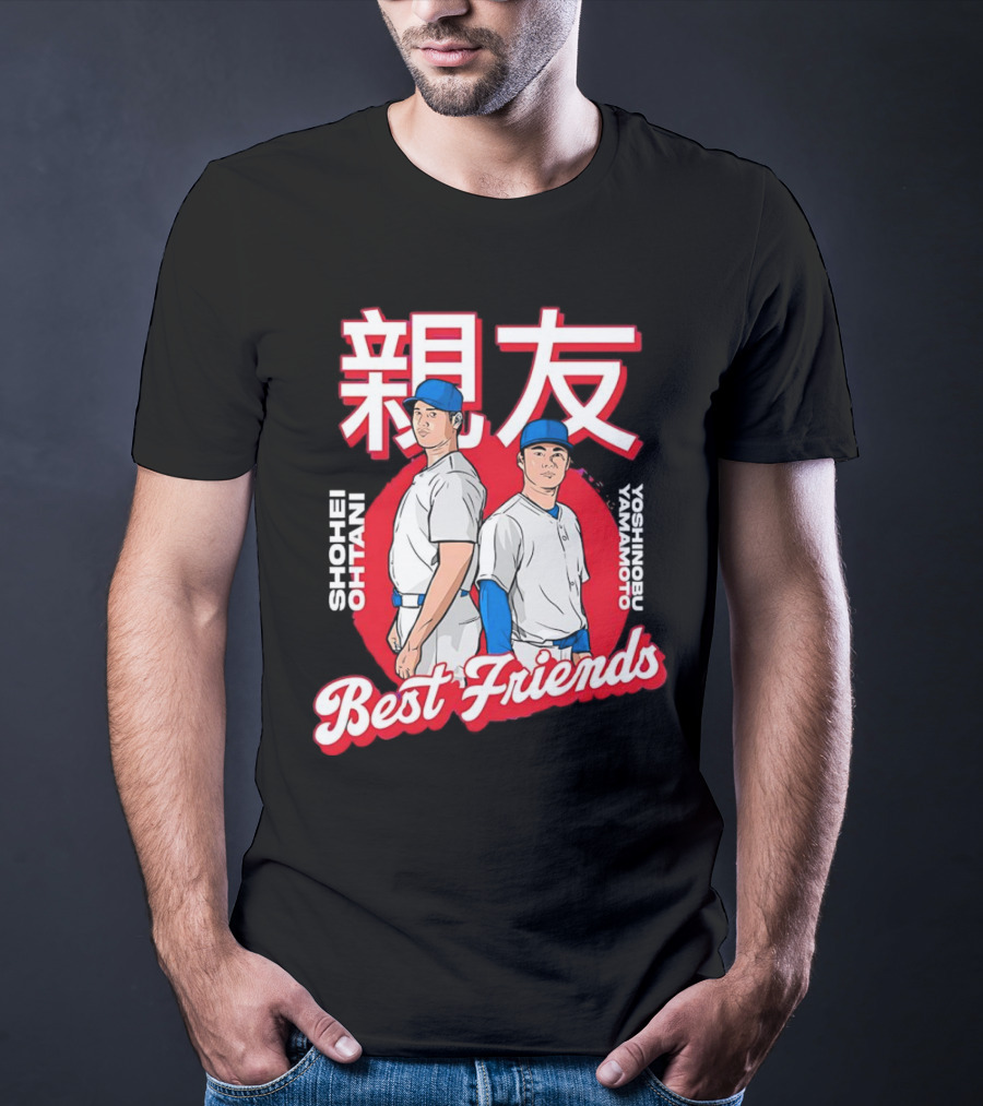 Shohei Ohtani Yoshinobu Yamamoto Best Friends Dodgers T-Shirt