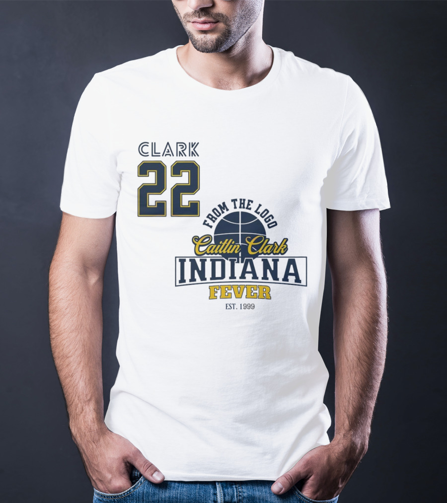 Clark 22 From The Logo Caitlin Clark Indiana Fever Est. 1999 Basketball T-Shirt