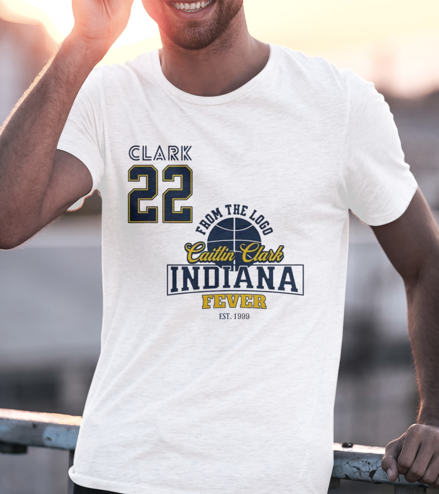 Clark 22 From The Logo Caitlin Clark Indiana Fever Est. 1999 Basketball T-Shirt