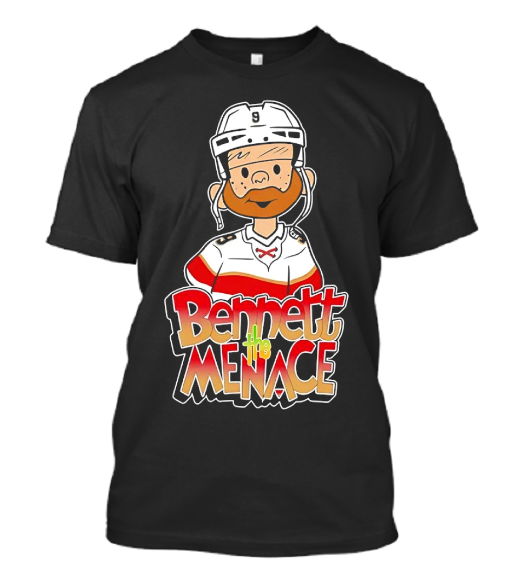 Bennett The Menace Florida Panthers Hockey Sam Bennett T-Shirt