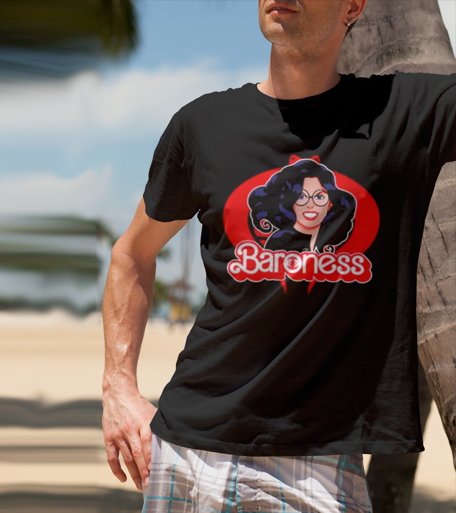 Baroness Cobra Femme Fatale Icon With Glasses T-Shirt