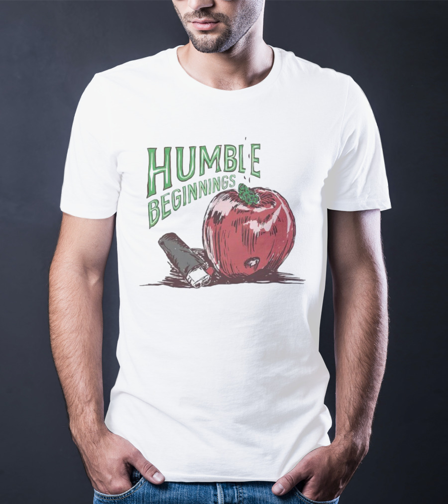 Humble Beginnings Apple With Pencil T-Shirt