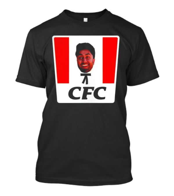 Mafs Collins CFC Parody Fried Chicken Face T-Shirt