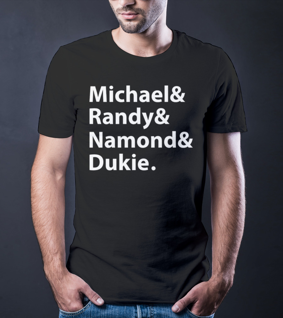 Michael Randy Namond Dukie The Wire Character List T-Shirt