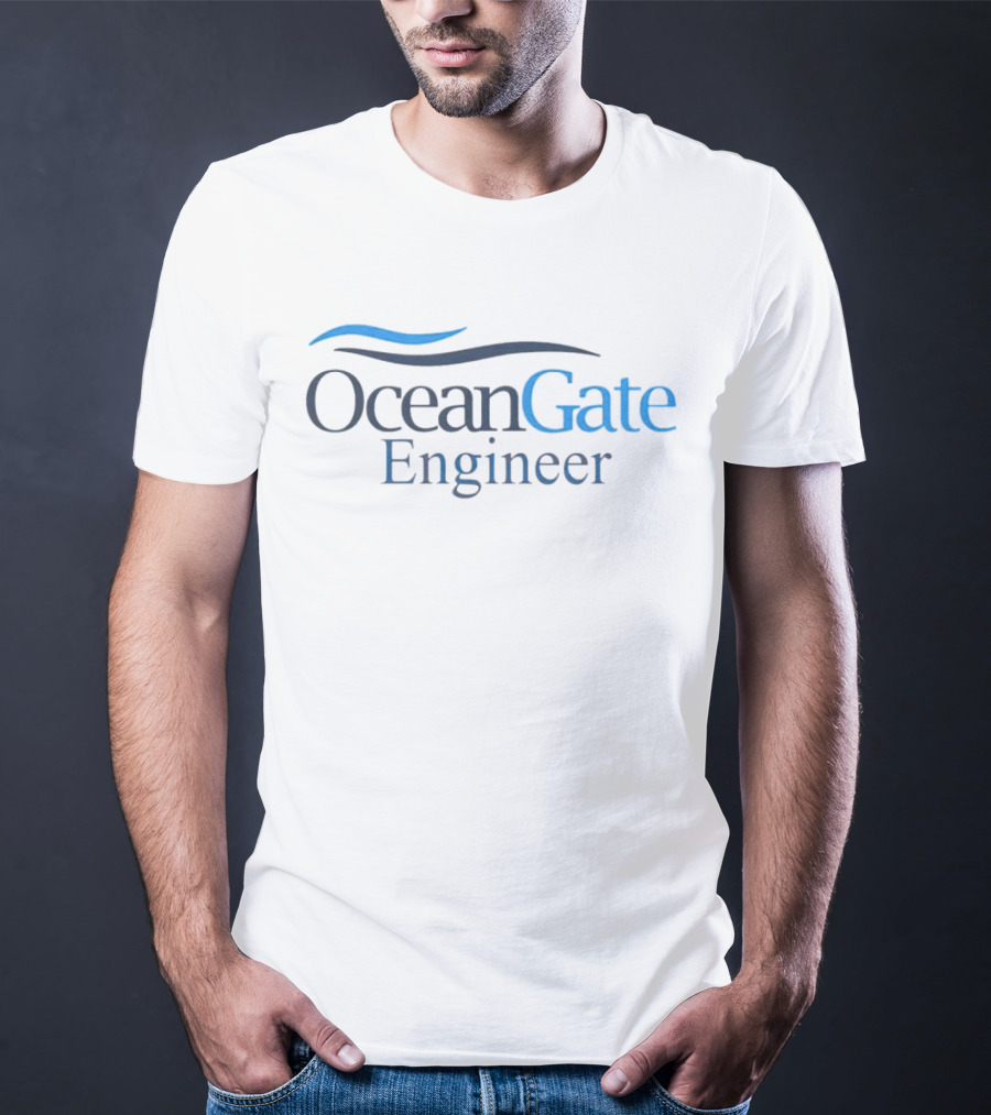 OceanGate Engineer Blue Wave Emblem T-Shirt