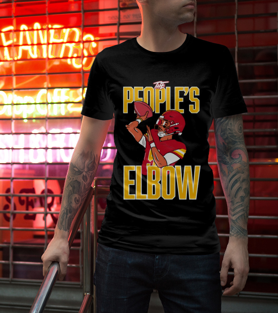 The People’s Elbow Washington Commanders Football Player Quarterback T-Shirt