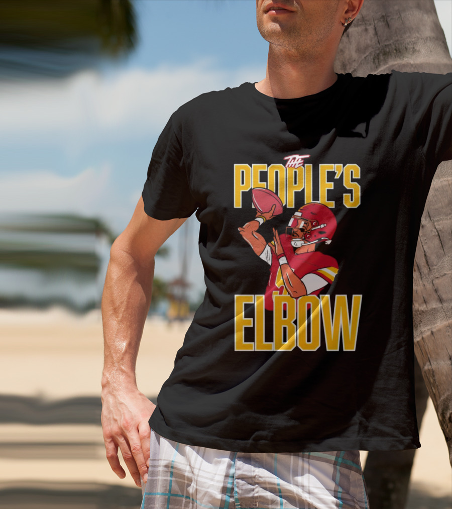 The People’s Elbow Washington Commanders Football Player Quarterback T-Shirt