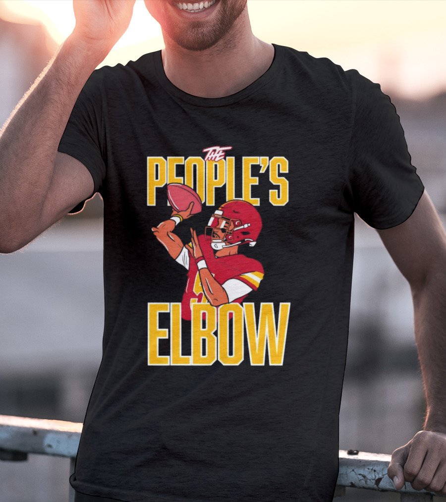 The People’s Elbow Washington Commanders Football Player Quarterback T-Shirt