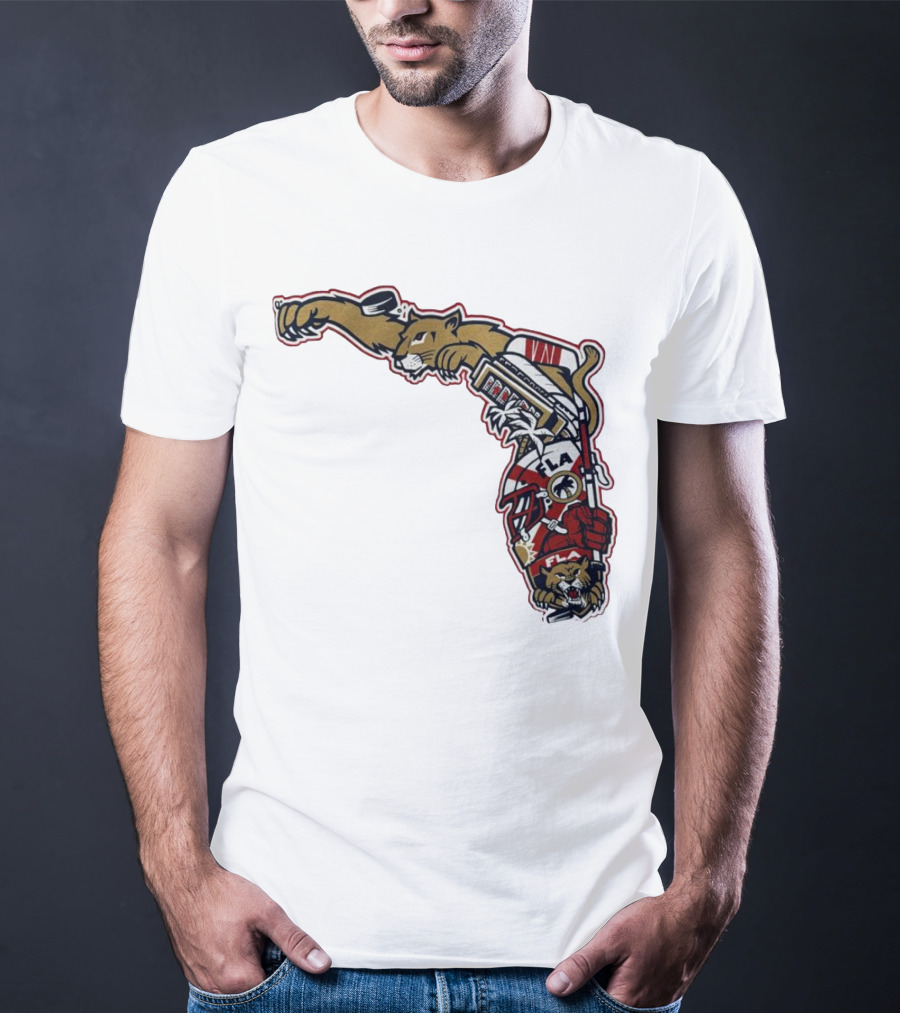 Florida Panthers Let's Hunt State Hockey T-Shirt