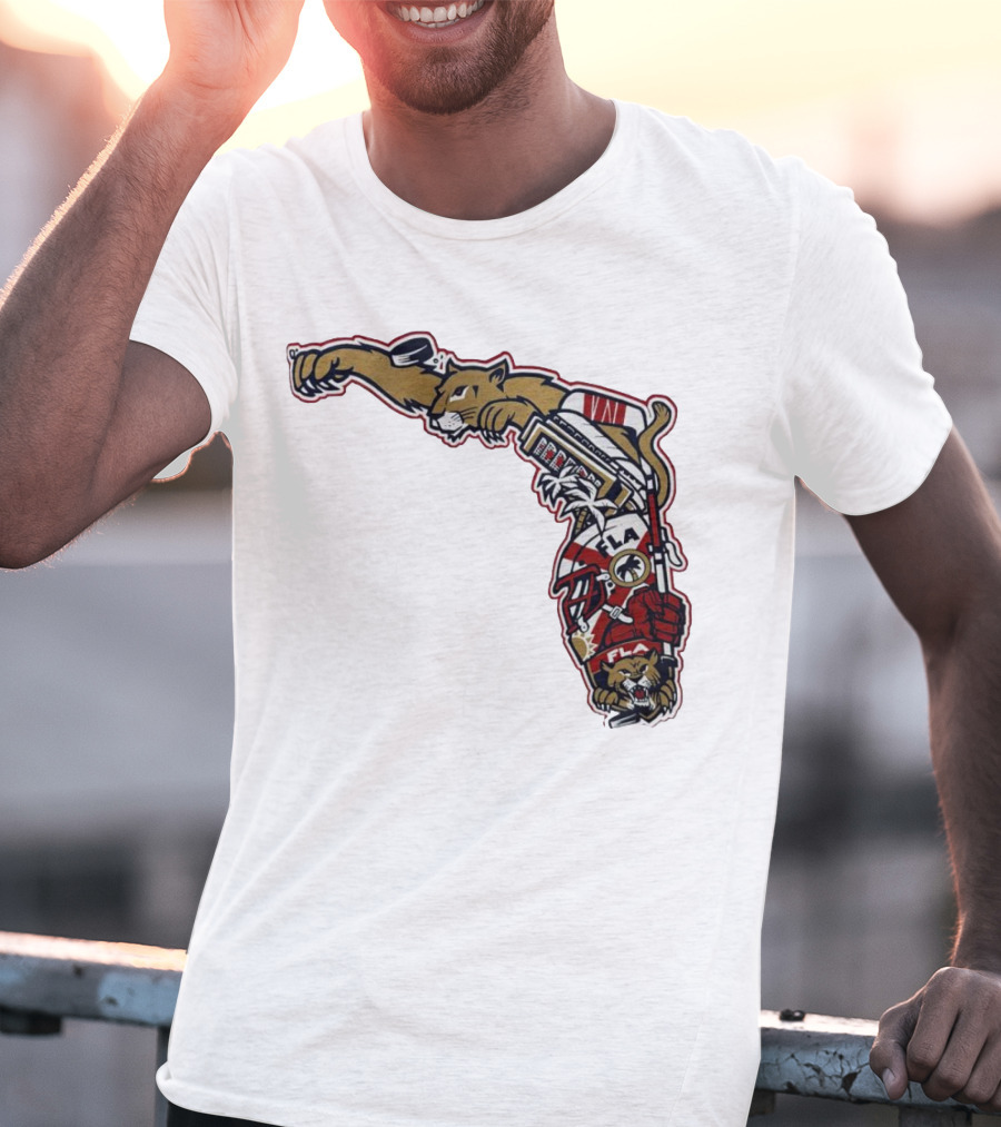 Florida Panthers Let's Hunt State Hockey T-Shirt