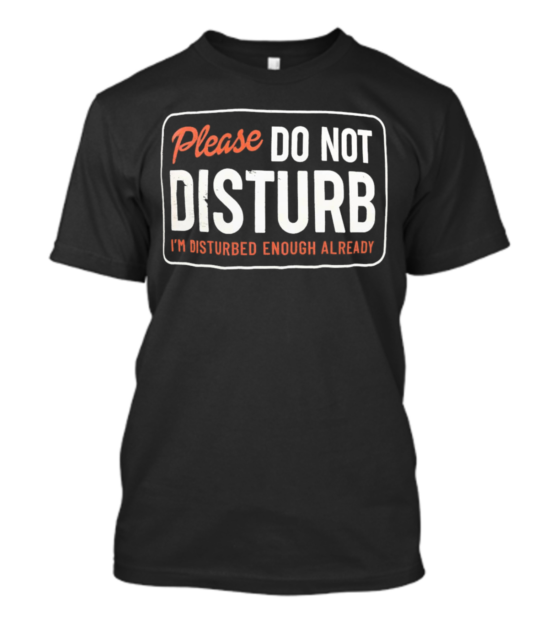 Please Do Not Disturb I'm Disturbed Enough Already T-Shirt