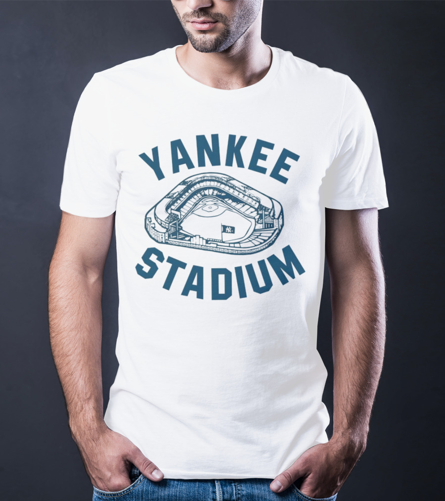 Yankee Stadium Baseball Illustration Yankees T-Shirt