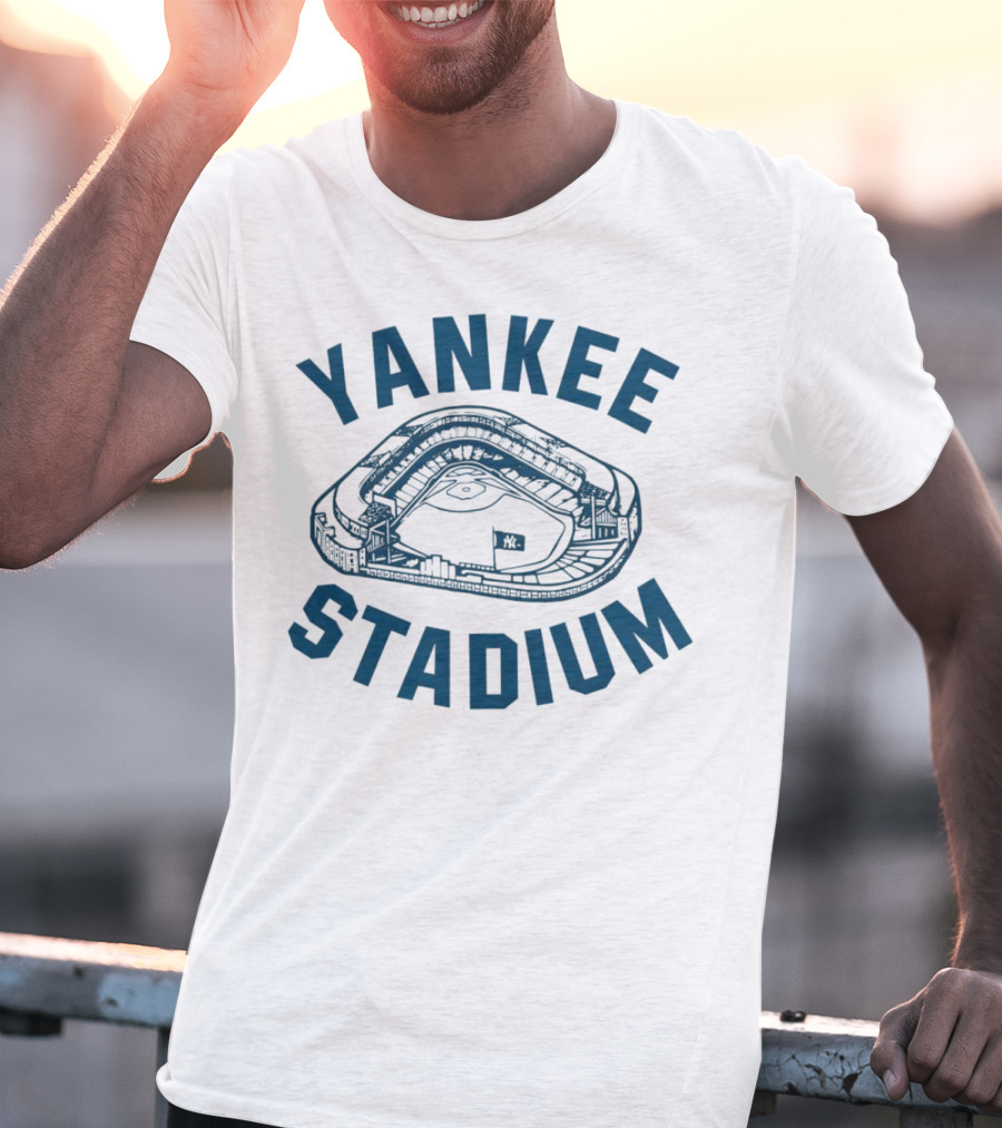 Yankee Stadium Baseball Illustration Yankees T-Shirt