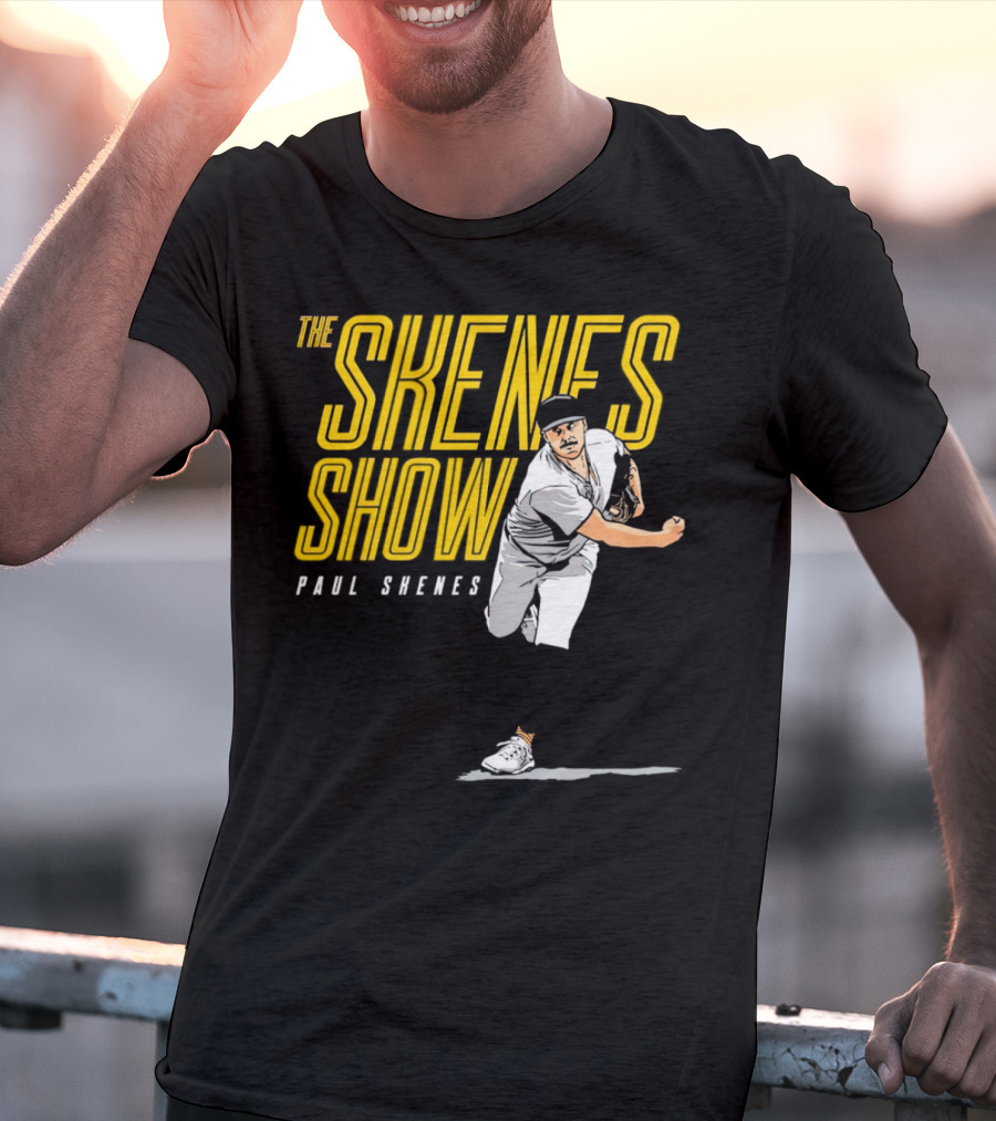 The Skenes Show Paul Skenes Pittsburgh Pirates Pitching Action T-Shirt