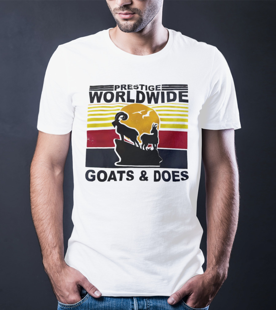 Prestige Worldwide Goats And Does Vintage Sunset T-Shirt