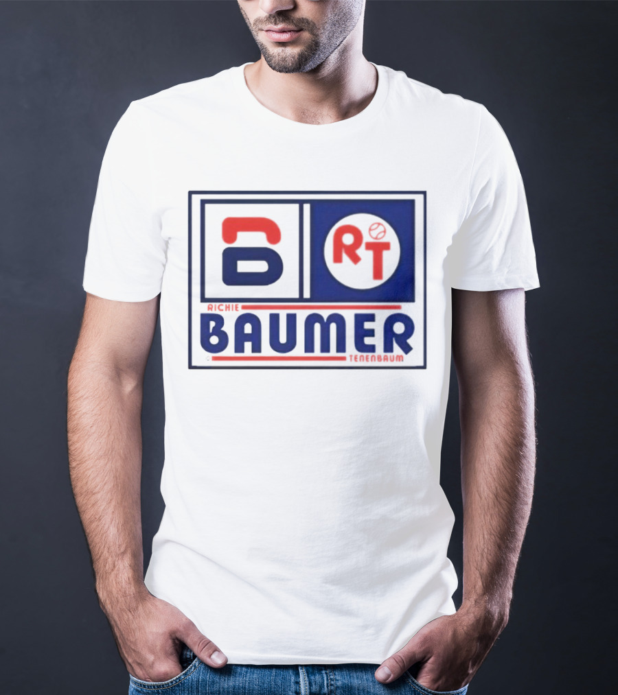 Richie Baumer Tenenbaum Tennis Emblem RT T-Shirt