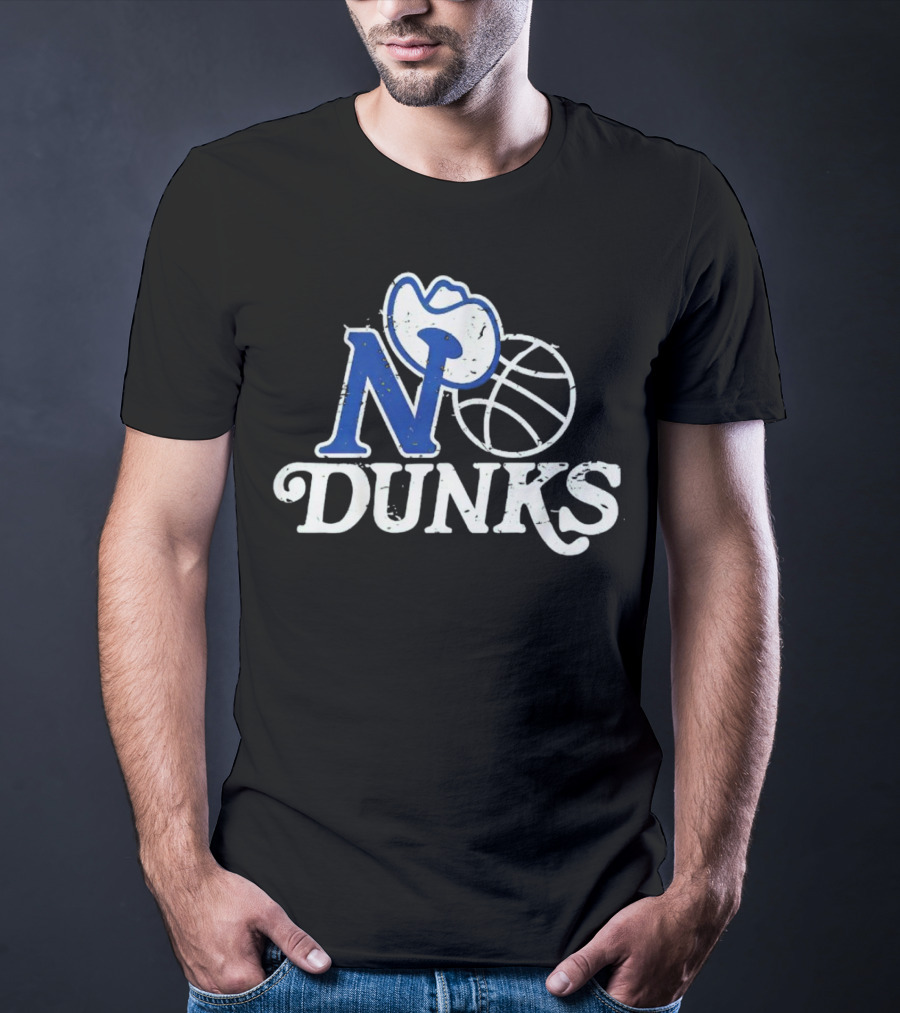 Dallas Mavericks No Dunks Cowboy Basketball T-Shirt