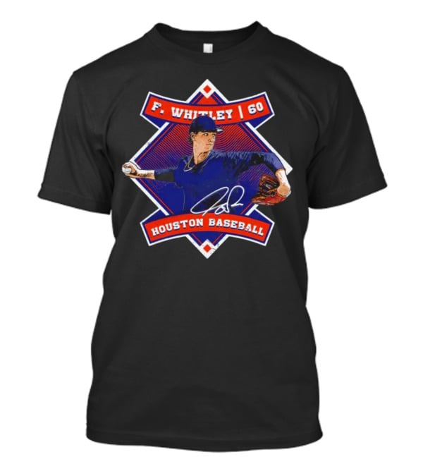F. Whitley 60 Houston Baseball T-Shirt