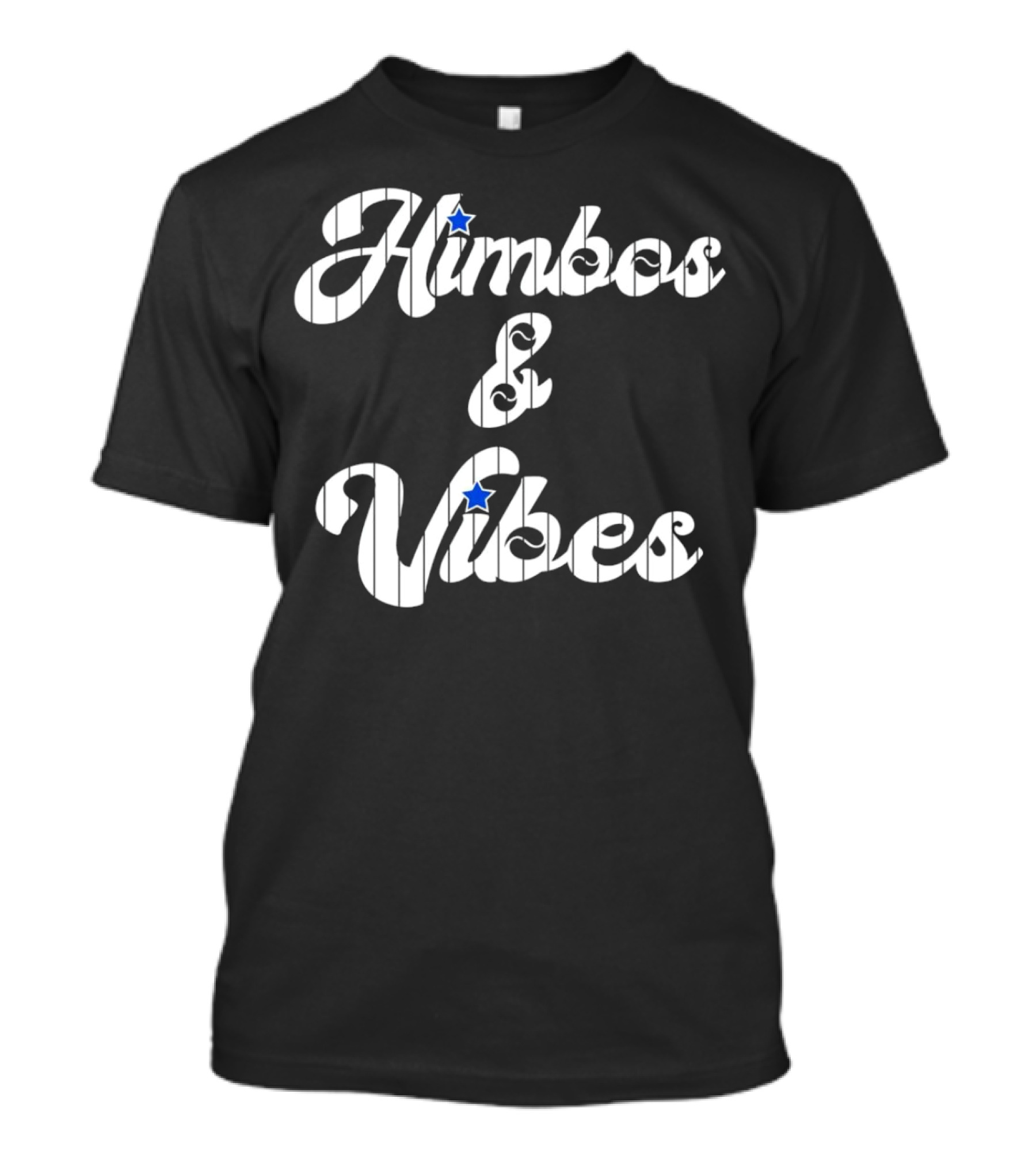 Himbos And Vibes Baseball Philadelphia Pinstripe Style With Stars T-Shirt