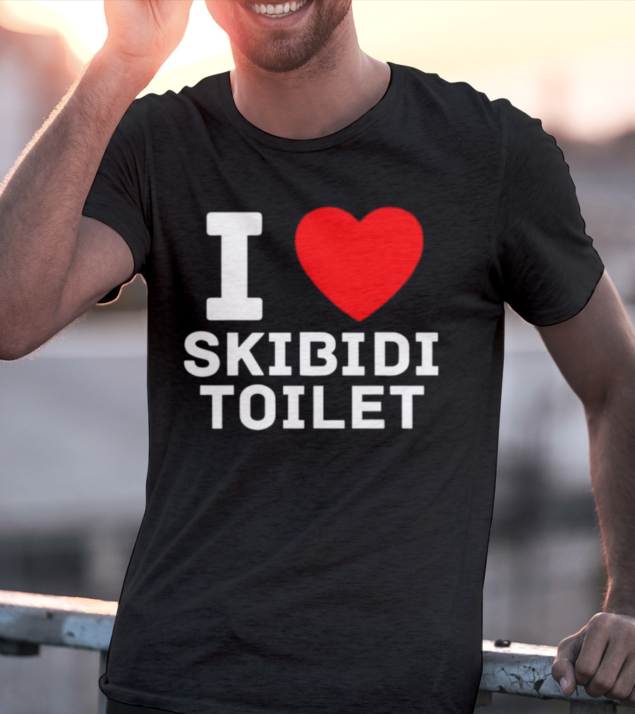 I Love Skibidi Toilet T-Shirt