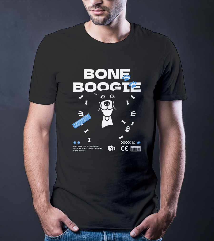 Bone Boogie Dog Days Disco Grooving With My Bone Tastic Buddies T-Shirt