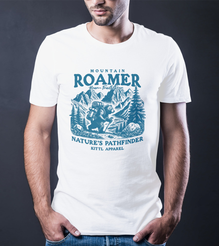 MOUNTAIN ROAMER BEAR TRAILBLAZER NATURE'S PATHFINDER KITTl T-Shirt