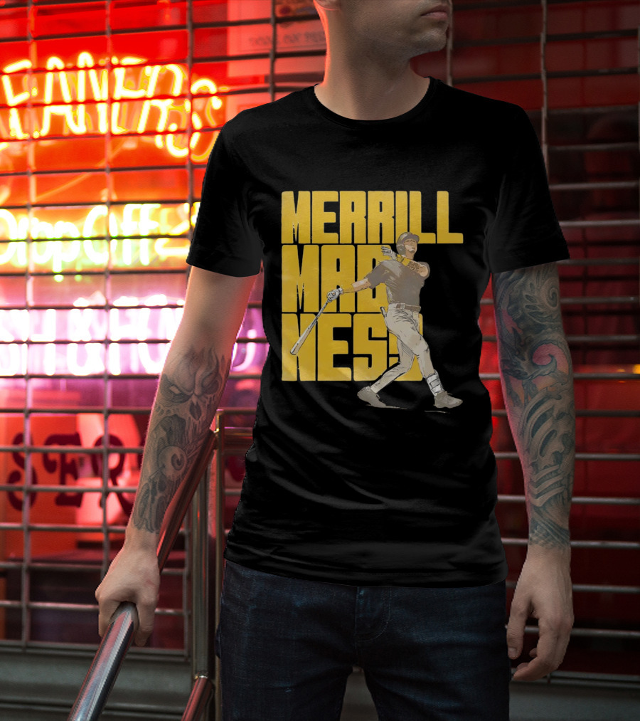 Merrill Madness San Diego Padres Baseball Jackson T-Shirt